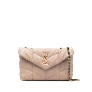 25FW 생로랑 미니 Loulou 푸퍼 레더 백 7593371EL072721 TP570625414