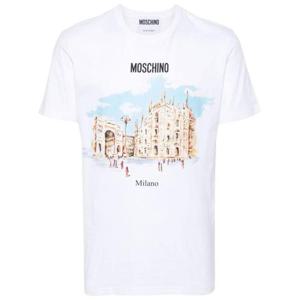 모스키노 반팔 티셔츠 A07230241 1001