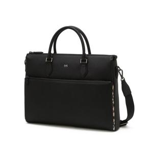 [닥스ACC]블랙 로고장식 소가죽 토트백 DBBA6E111