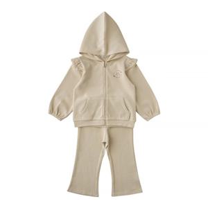 밍크뮤 26년신상(BE)플라워레터링후드집업상하복 3611561002A