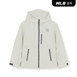 [MLB공식] 26SS 공용 고프코어 메가로고 2L 커브 바람막이 NY (D.Cream) 3AWJB0361-50CRD
