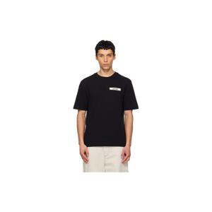 25 FW 쟈크뮈스 남성 블랙 레 클래시크 더 그로그랭 티셔츠 261553M213002