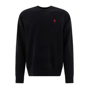 아미 아미 드 쾨흐 로고 자수 크루넥 맨투맨 BFUSW035730001 BL