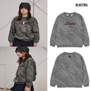 [블루테일]AAA1TS01CG차콜그레이 오버핏 맨투맨