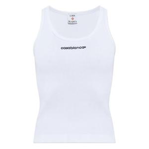 카사블랑카 민소매 티셔츠 WSP26JTS039 02 White