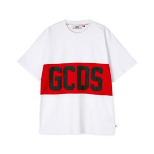 지씨디에스 남성 GCDS 로고 화이트 반팔티 CC94M021014 01