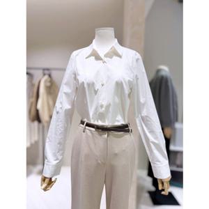 쉬즈미스 (SWWSTQ11020) 코튼 혼방 절개 라인 셔츠