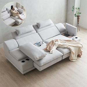 제니 3인 모션쇼파 전동 슬라이드 확장형 리클라이너 고급형 독일타이보 패브릭 이지클린 (무료배송혜택)