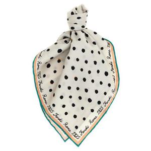 펜디 머플러 스카프 FXT155AWEYF17JU White Black