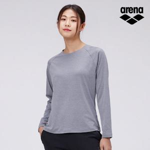 아레나스포츠 유니 스몰로고 베이직 긴팔 티셔츠 S3FC1LT01MGY