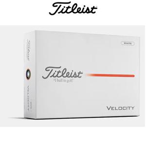 타이틀리스트 벨로시티 골프볼 공 12구 Velocity 화이트 2026