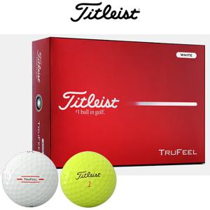 타이틀리스트 트루필 골프볼 공 12구 TruFeel 화이트 옐로우 2026