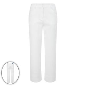 [헤지스골프] 여성 스트레이트핏 데님라이크 팬츠 화이트 HWPA6A214OW