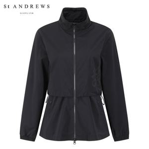 [세인트앤드류스] 여성 별 심볼 레이어 집업 점퍼 821F1JP001_BK