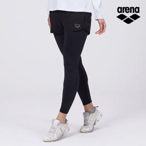 아레나스포츠 여성 기획 투인원 9부 레깅스 팬츠 S3FL1LG41BLK