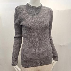 올리비아하슬러 HC04 프릴넥 메탈사 풀오버 OHEWSW203