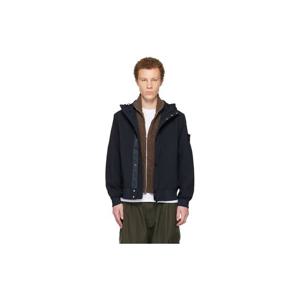 25 FW 스톤아일랜드 남성 네이비 4100118 라이트 소프트 쉘 R 재킷 261828M180021