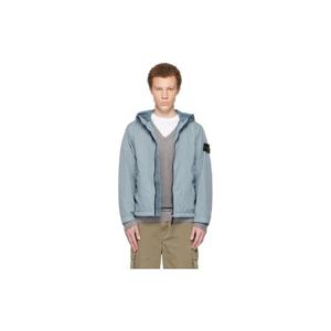 25 FW 스톤아일랜드 남성 블루 4100001 크링클랩스 NY 재킷 261828M180018