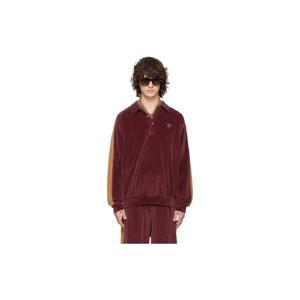 25 FW 니들스 남성 버건디 사이드 라인 폴로 셔츠 252821M212002