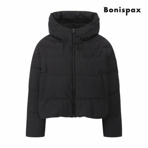 [보니스팍스] 하이넥 푸퍼 후드 크롭 패딩 점퍼 (XQ1JP004M0)