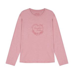 [뱅뱅]여성 라운드 프린트 긴팔 티셔츠 (NTM249)