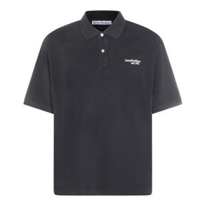 아크네 스튜디오 폴로 티셔츠 BL0433900 Black