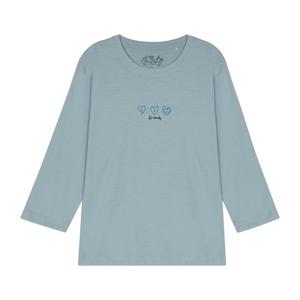 [뱅뱅]여성 프린트 라운드 7부 면 티셔츠 (NTM255)