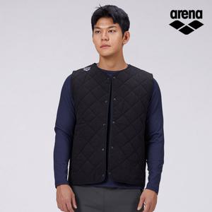 아레나스포츠 남성 다이아몬드 퀼팅 패딩 베스트 S3WM1PV41BLK
