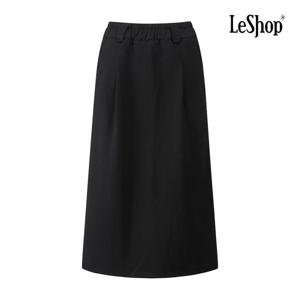 [르샵]무지 백 트임 코튼 스커트 BQ1SK005A