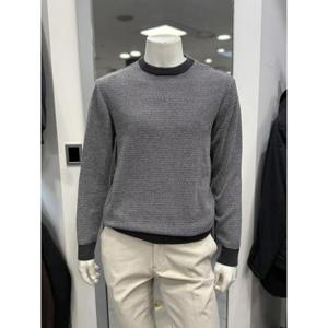 BASSO 세이브존01 와플 스트레치 스판 라운드 넥 니트 BS-Z3WR-13ACH