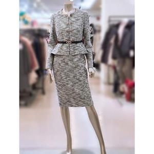 미니멈 세이브존03 미니멈 페플럼 트위드 원피스 AWMXDGWO0140A