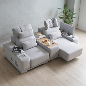 루엔 모션소파  전동 리클라이너 3인용  패브릭 쇼파 고급형 (콘솔박스 일반형 포함)