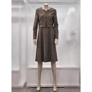 프렐린 세이브존02 투피스형 체크 원피스 RJO253010