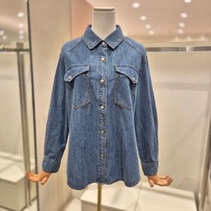 [비지트인뉴욕]앞포켓 데님 셔츠 VC3LS25