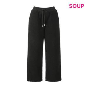 [숲]기모 플리스 밴딩 와이드 팬츠 S61LP04