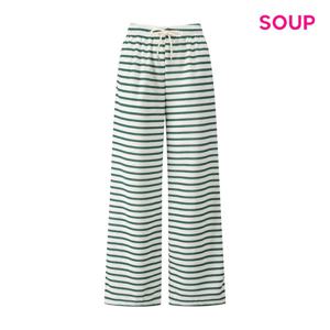 [숲]기모 플리스 밴딩 와이드 팬츠 S61LP05