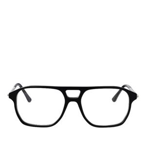 지방시 블랙 렉탱귤러 더블 브리지 안경테 GV50103I 001 54