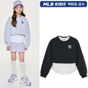 MLB키즈 스트릿 걸즈 레이어드 맨투맨 7FMTB0761