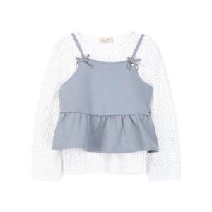 더센트럴 페리미츠 TC01 도트 뷔스티에 티셔츠 P2611T150