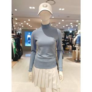 [파리게이츠] 26SS봄 여성 프릴넥 링클 이너 티셔츠 (521F1TI202BL)