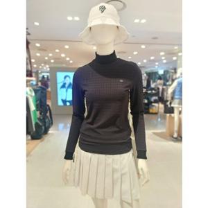 [파리게이츠] 26SS봄 여성 프릴넥 링클 이너 티셔츠 (521F1TI202BK)