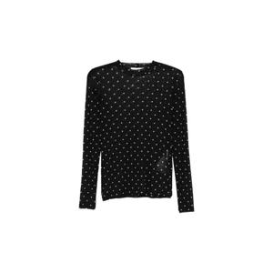 25 FW Maison Kitsune 폴카 도트 메시 탑 PW00621KJ0122 TP449702883