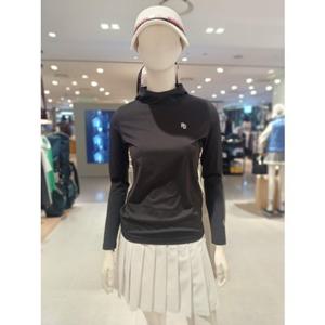 [파리게이츠] 26SS봄 여성 미니후드 인하이넥 티셔츠 (521F1TI203BK)