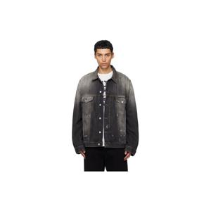 25 FW 아크네 남성 블랙 오버사이즈 데님 재킷 252129M177009