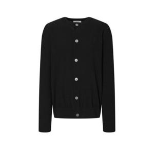 헤지스자켓 VQA HZSW5F200BK 블랙 가을 면 가디건