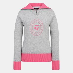 [공식]테일러메이드 여성 메리노 울 변형 카라 하이넥 니트 TWSHM8122-403