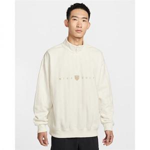 나이키 페어웨이 프레쉬 남성 써마 핏 오버사이즈 하프집 골프 탑 - 세일라임스톤 II0771-133 312506