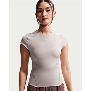 나이키 스위프트 반사 디자인 액센트가 매치된 여성 드라이 핏 ADV 러닝 탑 - 플래티넘 바이올렛씨 글래스배스트 그레이 IQ3747-019 313164