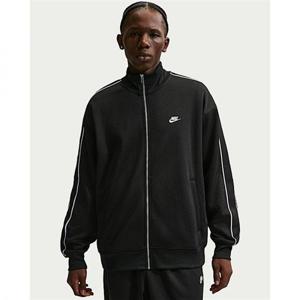 나이키 스포츠웨어 클럽 남성 오버사이즈 니트 트랙 재킷 - 블랙화이트블랙화이트 HV1418-010 314020