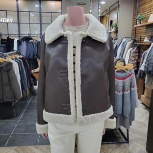 올앤선드리 M백화점 인조퍼무스탕 A5WAF811(D/BROWN)